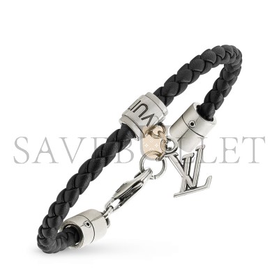 LOUIS VUIITON LV DIMENSION BRAIDED BRACELET M4475E